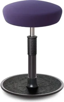 Produktbild von Sitz- Stehhocker Free Regular Hutsitz Gestrick Lila schwarz /schwarz.