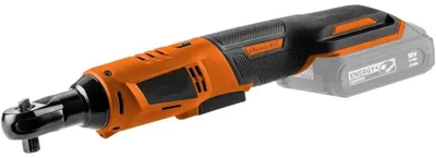 Obrázek produktu pro NEO TOOLS 18V, Li-lon, 3/8" akumulátorová ráčna, bez akumulátoru, 1/2" adaptér. Maximální točivý moment je 60 Nm, volnoběžné otáčky 0-250 ot
