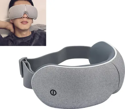 Produktbild von Augenschutzgerät, Augenmassagegerät mit Wärme, Wiederaufladbarer Augenmaske Vibration Kompression, mit Bluetooth-Musik