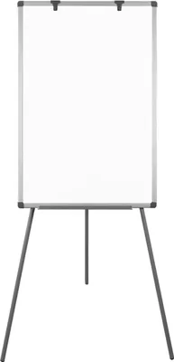 Obrázek produktu pro TWOLIIN Bílá tabule Flipchart se stojanem, magnetická popisovatelná stíratelná bílá magnetická prezentační tabule, výškově nastavitelný stojan, držák na papír, 60 x 90 cm, stojan na stativ