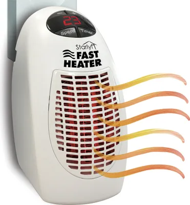 Produktbild von Starlyf® Fast Heater - 400W tragbare und leistungsstarke Steckdosen Mini Heizung weiß