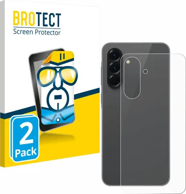 Produktbild von 2x Für Samsung Galaxy A56 5G (Rückseite) Schutzfolie BROTECT Displayschutz Display Schutz Folie Klar Transparent