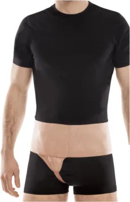 Image de Beige Droite L, ceinture hernie Soutien pour hernie réductible Hernia Truss