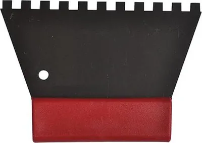 Imagen del producto de Espátula Strend Pro S1033, 175 mm, para mampostería, con dientes de 8 mm, de acero al carbono