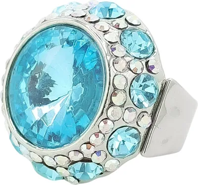 Produktbild von Ring Victoria mit funkelnden Steinen, elastisch von collezione alessandro