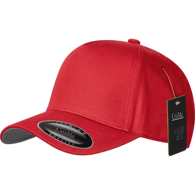 Produktbild von Baumwoll Basecap "CrisMa" 5 Panel / mit Metallverschluss / Farbe: rot