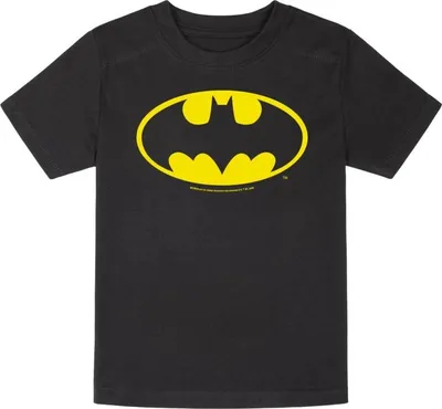 Produktbild von Batman T-Shirt Uni Metal-Kids - Batman-Logo schwarz 152