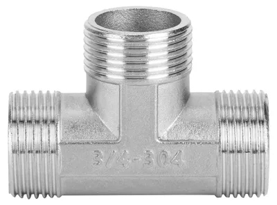 Image de Raccords en T avec filetage extérieur de 3/4 de pouce, de forme en T