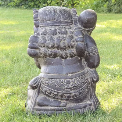 Produktbild von 2er Tempelwächter Set Guardian Wächter Skulptur Steinfigur Figur Links und Rechts 50 cm