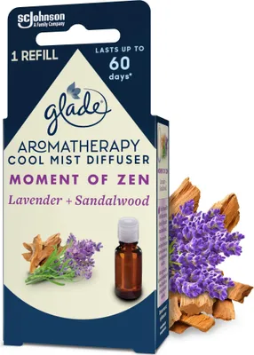 Immagine prodotto di GLADE Aromatherapy Cool Mist Diffuser Moment of Zen náplň 17,4 ml