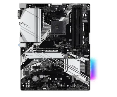 Produktbild von Asrock B550 Pro4, AMD, Sockel AM4, AMD Ryzen 3000 Series, Sockel AM4, DDR4-SDRAM, 128 GB