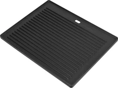 Zdjęcie produktu dla Płyty obrotowe, 45 x 35 cm, żeliwne, dwustronne, do grilla gazowego i węglowego