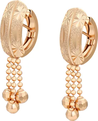 Image de Boucles d'oreilles Joella pour femmes - or, taille unique