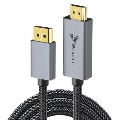 Image de Câble REAGLE DISPLAY PORT TO HDMI DP PRO DisplayPort 4K 2K HDR CABLE 1M