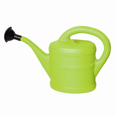 Zdjęcie produktu dla Konewka o pojemności 1 litra, wykonana z tworzywa sztucznego w kolorze miętowej zieleni, o wymiarach 25x85x17 cm, z bardzo długą i precyzyjną wylewką