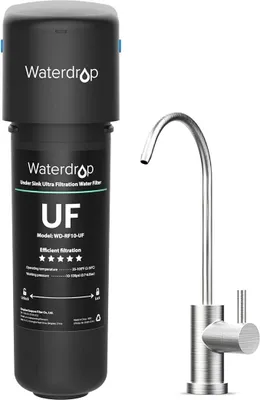 Obrázek produktu pro Waterdrop Vodní filtr pod dřez 10UB-UF pro redukci bakterií,  NSF/ANSI 42, ultrafiltrace 0,01 μm, se speciálním kohoutkem
