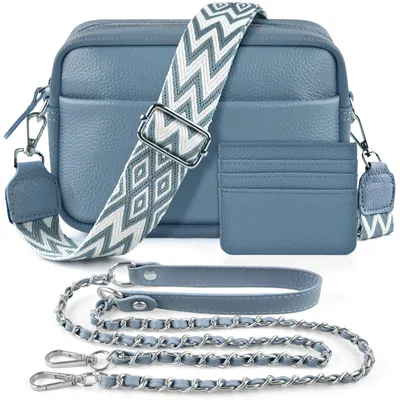 Immagine prodotto di Borsa a tracolla in pelle per cellulare, con due spallacci