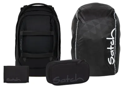 Produktbild von Satch, Schulrucksack-Set PACK Blackjack 4-teilig, ab 5. Klasse