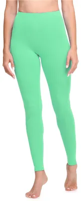 Image de Ladeheid Femmes Leggings longs en coton LA40-133 (Menthe, M)