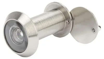 Immagine prodotto di Visore per porte con ampio angolo di visione di 200°, spioncino di sicurezza, angolo di visione di 28 mm, colore argento