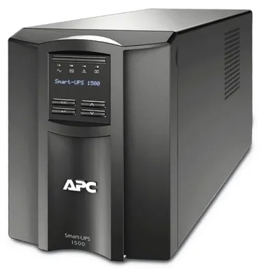 Produktbild von APC SMT1500, 1,44 kVA, 980 W, 50/60 Hz, 459 J, 45 dB, Plombierte Bleisäure (VRLA)