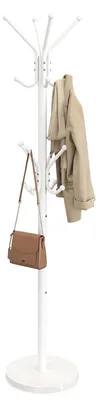 Immagine prodotto di SONGMICS, appendiabiti in acciaio con base in marmo, 30 x 30 x 173 cm