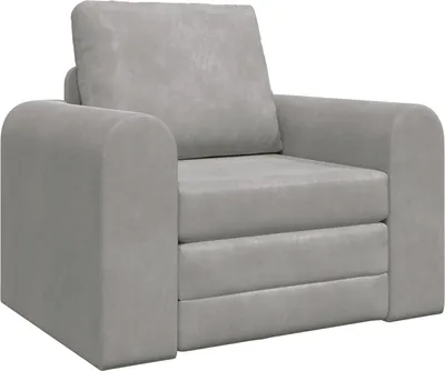 Produktbild von vidaXL Schlafsofa Hellgrau 98 x 71 x 83 cm Samt