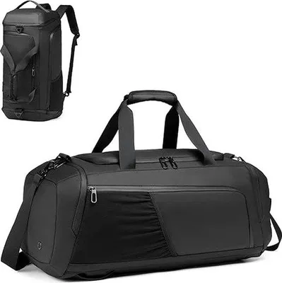 Produktbild von Sporttasche 40L mit Rucksackfunktion - Wasserdichte Trainingstasche mit Schuhfach & nasser Kleidungsvak