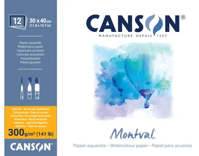 Produktbild von Canson Aquarellblock - 300 g/m² - A3