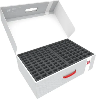 Image de Boîte de rangement avec mousse pour figurines de jeu de table à l'échelle 1:72 (20 mm)