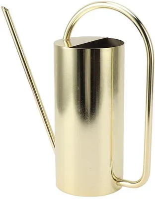 Zdjęcie produktu dla Elegancka konewka ze stali nierdzewnej o pojemności 1500 ml, z długim wylewem i stylowym designem