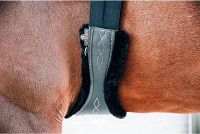 Produktbild von Kentucky Horsewear Ersatzschoner für Lammfellgurt Anatomisch Schwarz