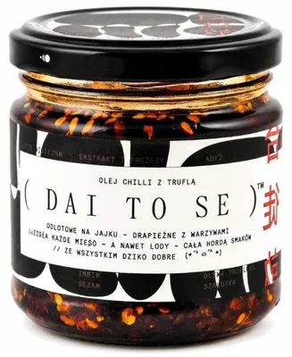 Produktbild von Chiliöl Mit Trüffel - 160g - Aromatisches Chiliöl - Umami-geschmack