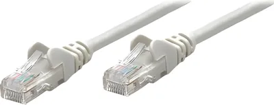 Immagine prodotto di Intellinet 318228 Intellinet Patchkabel RJ45 U/UTP Cat5e 0.5m Hebelschutz grau