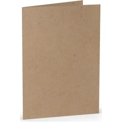 Produktbild von Doppelkarte A5 hoch Kraft