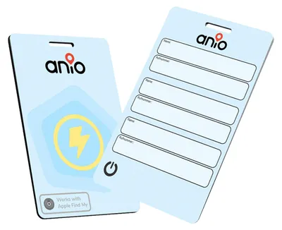 Produktbild von Anio BagTag Tracker Karte Schlanker Bluetooth Finder für Apple Wo ist?