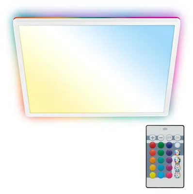 Produktbild von LED Panel 42x42 cm - 22W, 3000lm, dimmbar, Fernbedienung, CCT, RGB, weiß