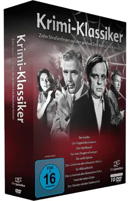 Immagine prodotto di Krimi Klassiker Box. Zehn Straßenfeger aus der großen Zeit deutscher Kriminalfilme. 10 DVDs.