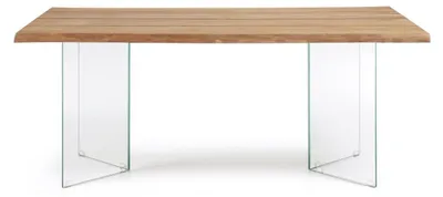 Produktbild von Tisch Lotty 160 x 90 x 76 cm Glas, Eiche Esszimmer Esstisch
