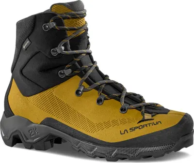 Image de Aequilibrium Trek GTX, Chaussures de montagne de randonnée, Hommes - La Sportiva, Taille:47.5, Couleur:E32G00-Savana/Carbon