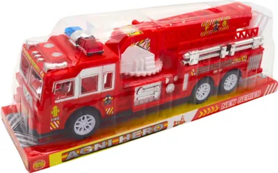 Image de Camion de pompiers avec friction Dimensions env. 40 x 13 x 11cm