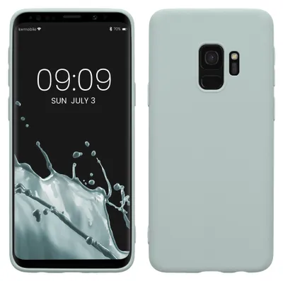 Produktbild von kwmobile Handyhülle für Samsung Galaxy S9 Hülle - TPU Case - Kabelloses Laden - Schutzhülle Cover in Cool Mint