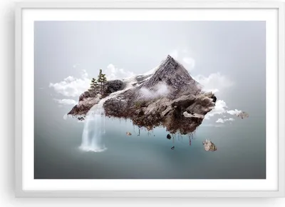 Produktbild von Gerahmtes Poster - Weißer Rahmen - Umwelt Natur - 70x50 cm - Wand Bild - Wanddeko - Wandbilder - Kunstposter - Wandposter - Bilderrahmen - Bilder - Kunstdruck - Wandbild - P2WAA70x50-3548