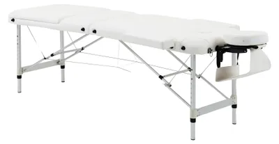 Produktbild von Massagetisch, höhenverstellbar, faltbares Design, Weiß