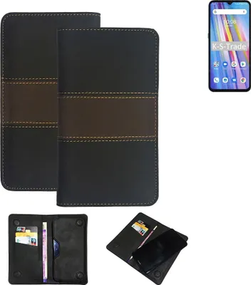 Produktbild von K-S-Trade Hülle Handyhülle kompatibel mit UMIDIGI A11 Schutzhülle Walletcase Bookstyle Tasche Schutz Case Handytasche Wallet Cover Kunstleder