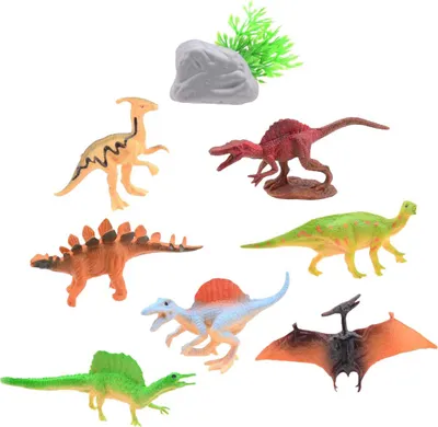Produktbild von Johntoy Tierwelt – Dino-Spielset, 8-teilig.