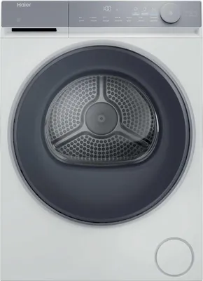 Image de Haier X Series 7 HD90-A367U1-IT, colonne, remplissage frontal, pompe à chaleur, blanc, pivotant, tactile, chrome