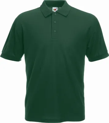 Produktbild von Piqué Polo | Fruit of the Loom (FOL63402), Farbe:bottle green, Größe:L