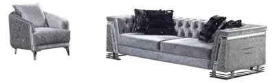 Produktbild von Sitzgarnitur Wohnlandschaft Sofa-Set Wohnzimmergarnitur Polstergarnitur Sofas