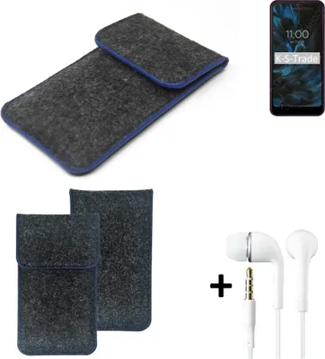Produktbild von K-S-Trade Handy Schutz Hülle kompatibel mit BQ Mobile BQ-6353L Joy Schutzhülle Handyhülle Filztasche Pouch Tasche Case Sleeve Filzhülle